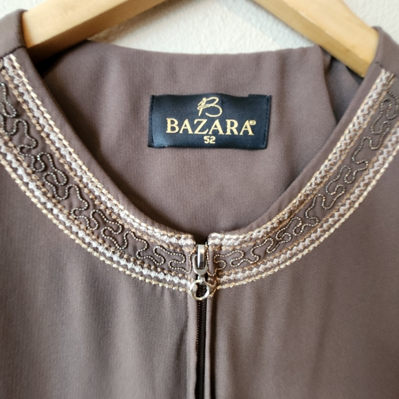 Elegant Mauve Kaftan - Picture 4 of 8